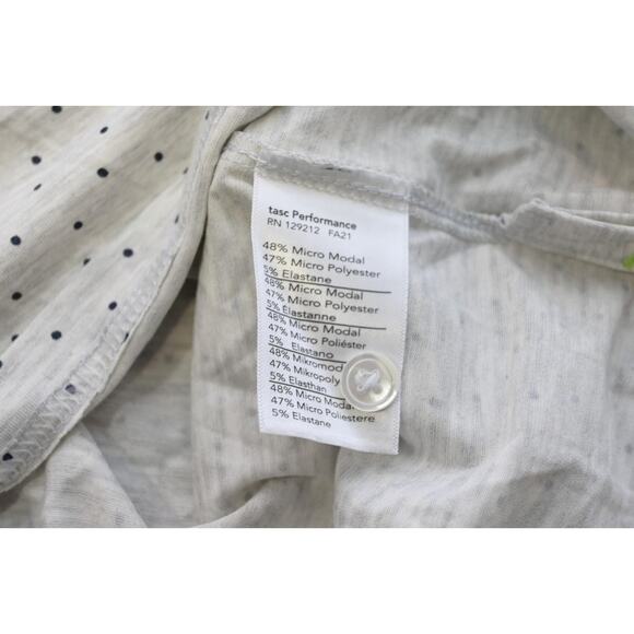 Tasc Golf Polo Wicking Stretch Athletic Shirt Polka Dot Short Sleeve Mens Medium - Picture 9 of 10